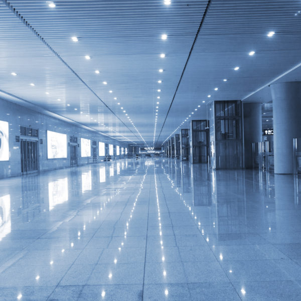 train station corridor